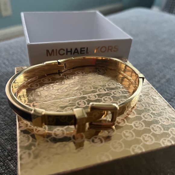 Michael Kors bracelet tortoise and gold - Picture 1 of 5
